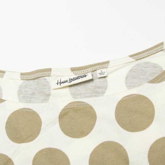 House Industries x Uniqlo Colorful #2 Polka Dot Typography Shirt Font Nerd L - Picture 5 of 6